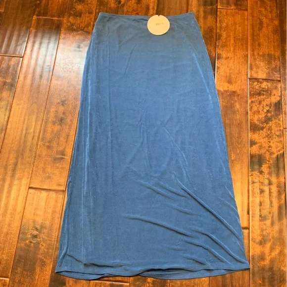 BRAND NEW Maxi Skirt Blue Size US 12 - Picture 4 of 7